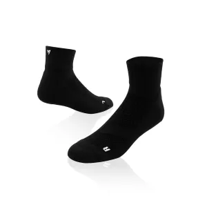 Black Running Quarter Socks