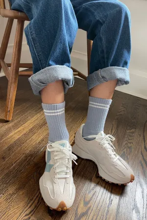 Boyfriend Socks (Blue Grey)