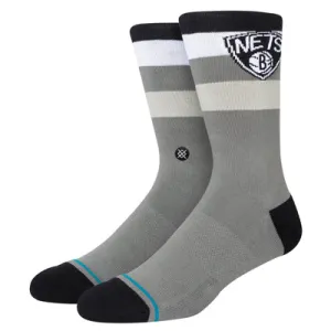 Brooklyn Nets Stripe Crew Socks