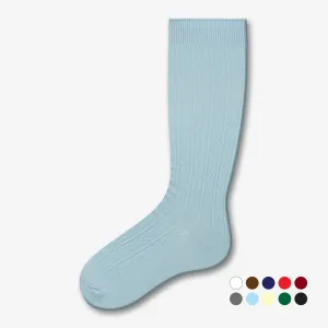 Cable Nylon Knee High Socks - Style: 210