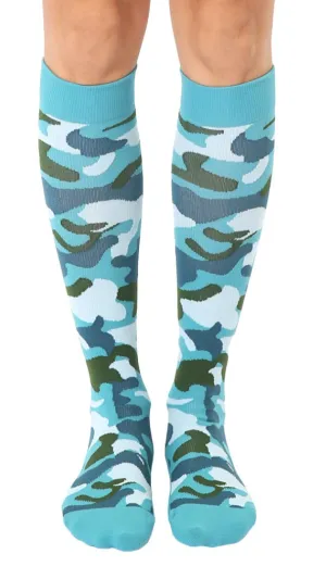 Compression Socks -Camo Green