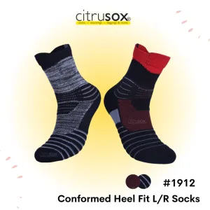 Conformed Heel Fit Left-Right Socks