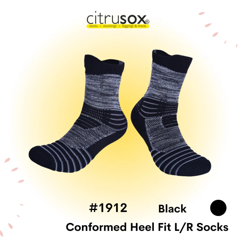 Conformed Heel Fit Left-Right Socks