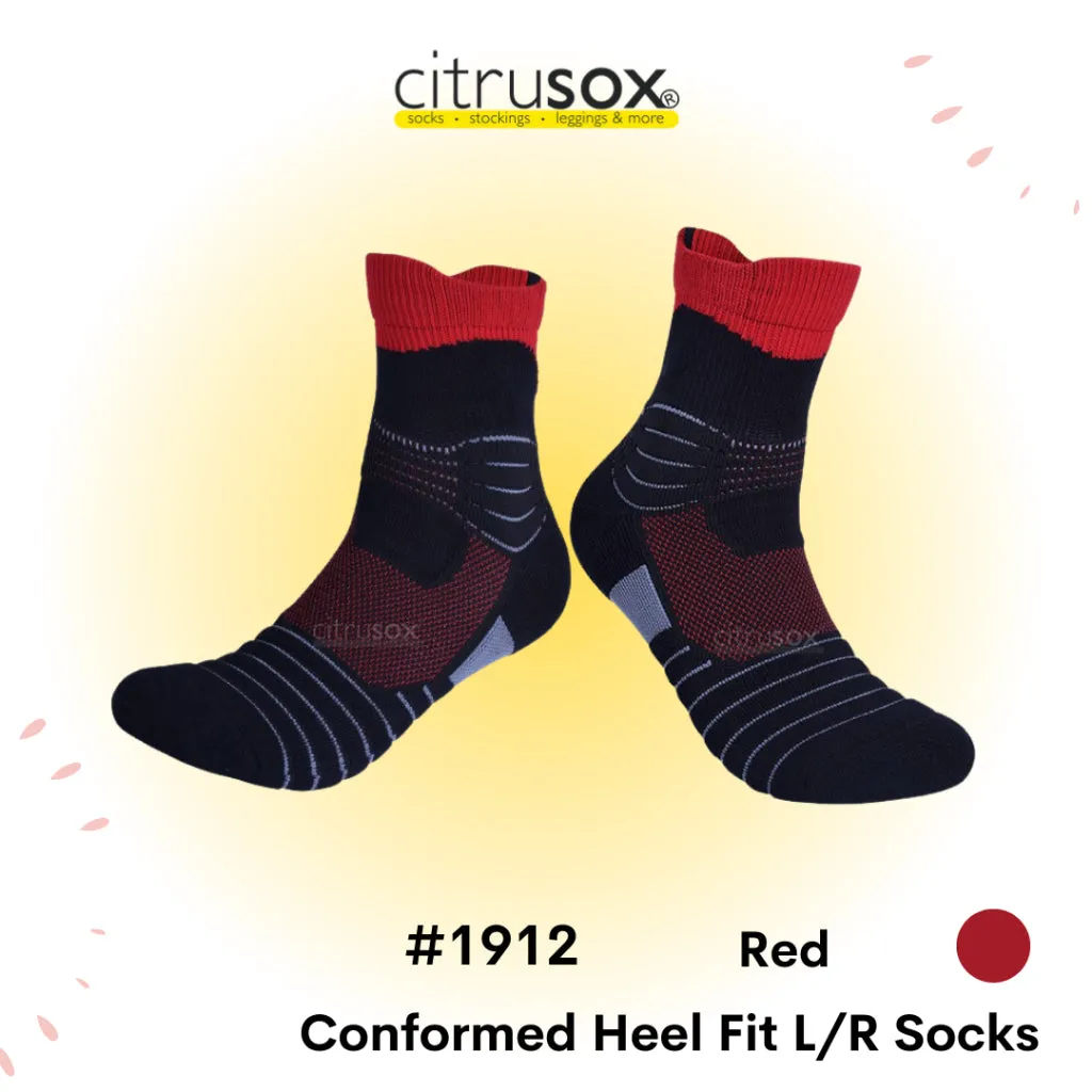 Conformed Heel Fit Left-Right Socks