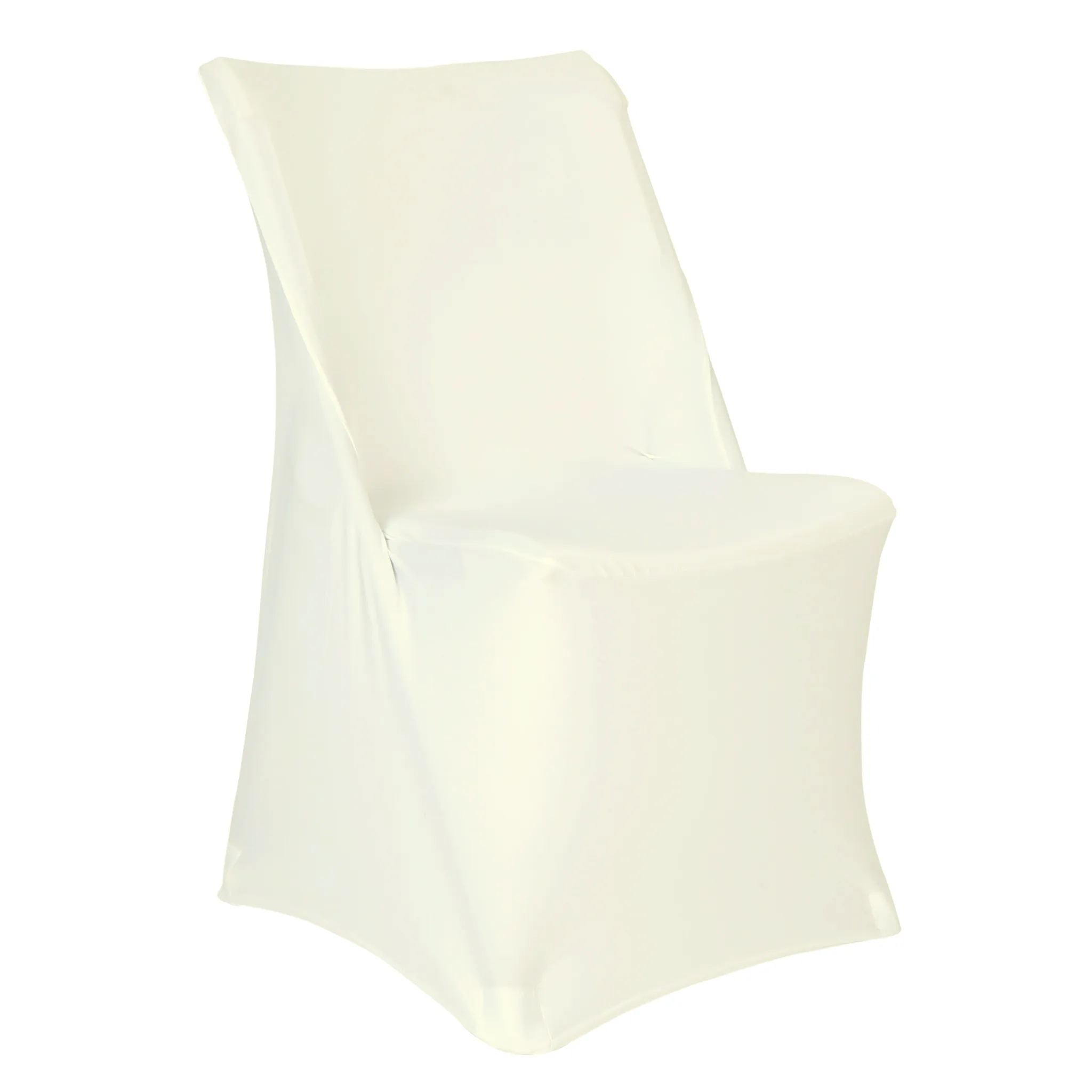 Contemporary Lifetime Spandex Folding Chair Cover - Ivory