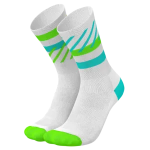 Incylence - Running Disrupts Long Sock - Green Cyan