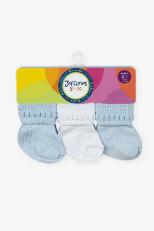 Jefferies Socks Rock-A-Bye Baby Boys Socks 6-Pack