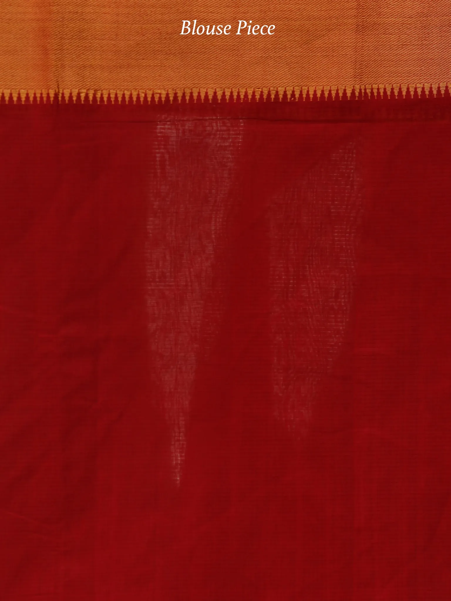 Maroon Handloom Mangalagiri Cotton Saree With Zari Border - S031703861