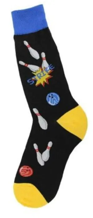 Men's Strike Bowling Crew Sock