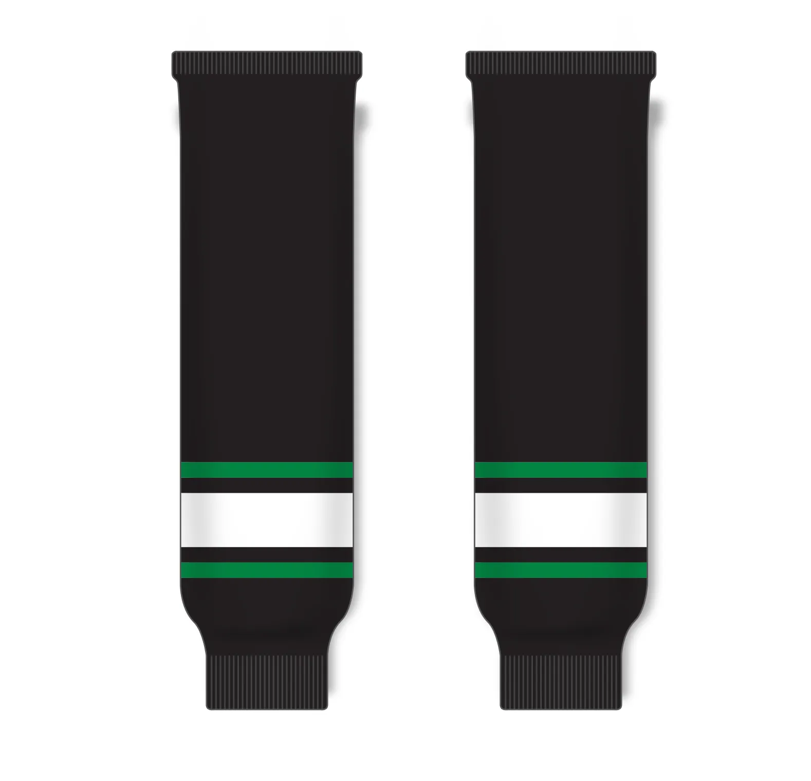 Modelline 1991-93 Minnesota North Stars Away Black Knit Ice Hockey Socks