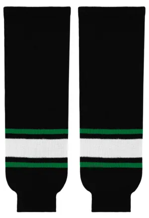 Modelline 1991-93 Minnesota North Stars Away Black Knit Ice Hockey Socks