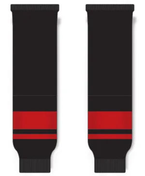 Modelline Carolina Hurricanes Third Black Knit Ice Hockey Socks