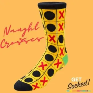 Naughts and Crosses - Bamboo Socks