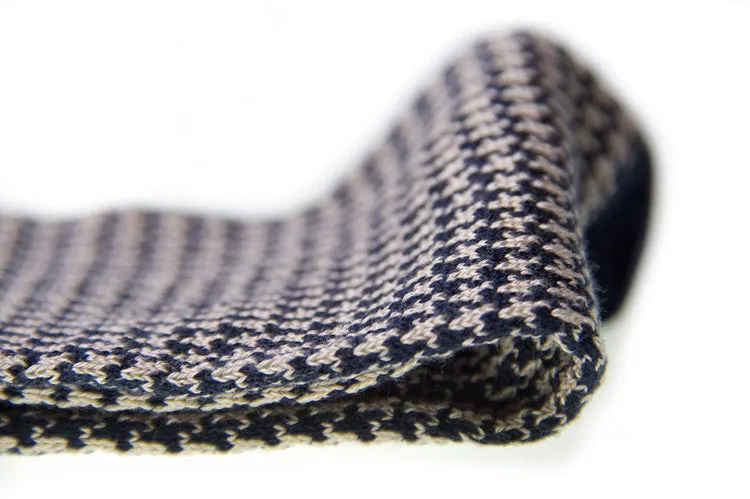 Pima Cotton Houndstooth Socks