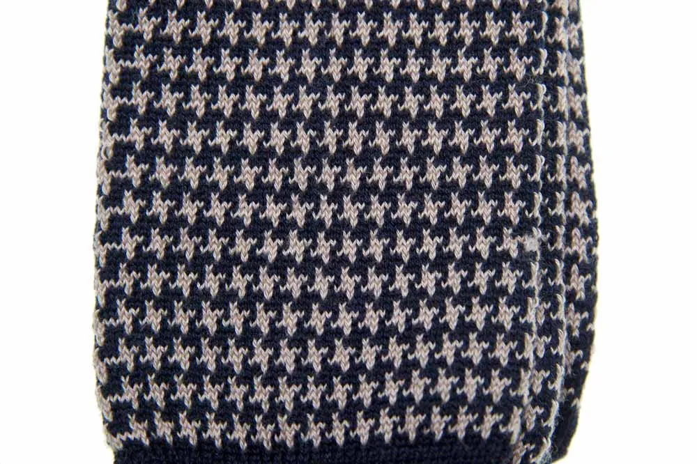 Pima Cotton Houndstooth Socks