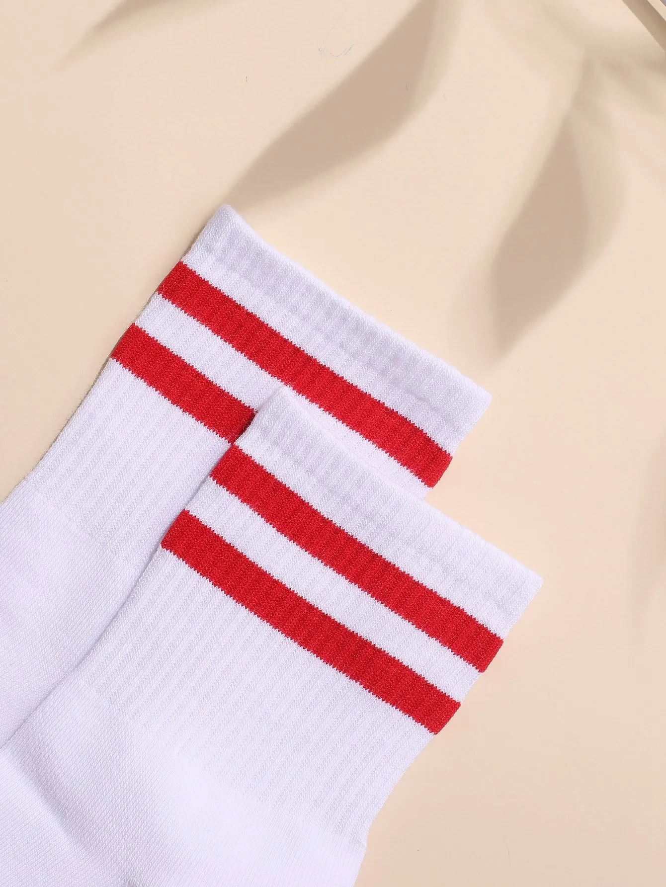 Red Striped Crew Socks Silly Socks for Men Funky Socks Funny Socks Novelty Socks