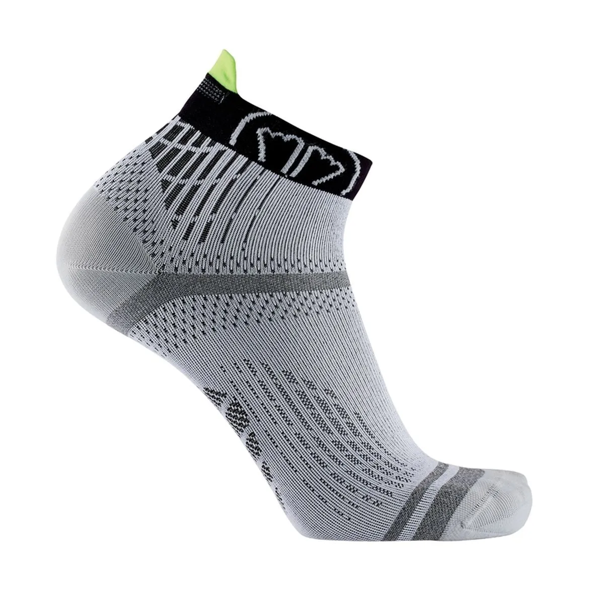 RUN FEEL RUNNING SOCKS GREY - BLACK