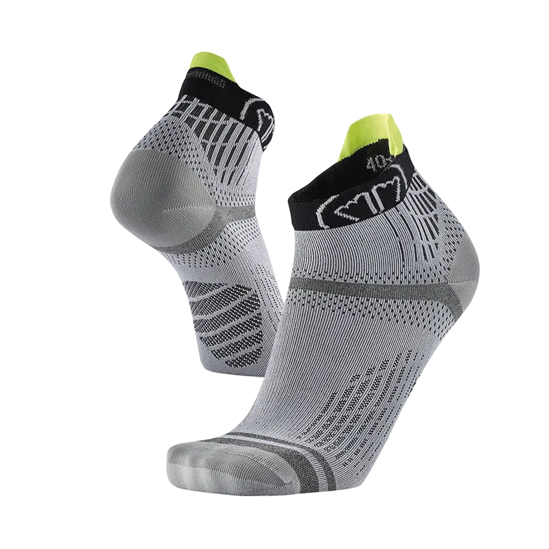 RUN FEEL RUNNING SOCKS GREY - BLACK