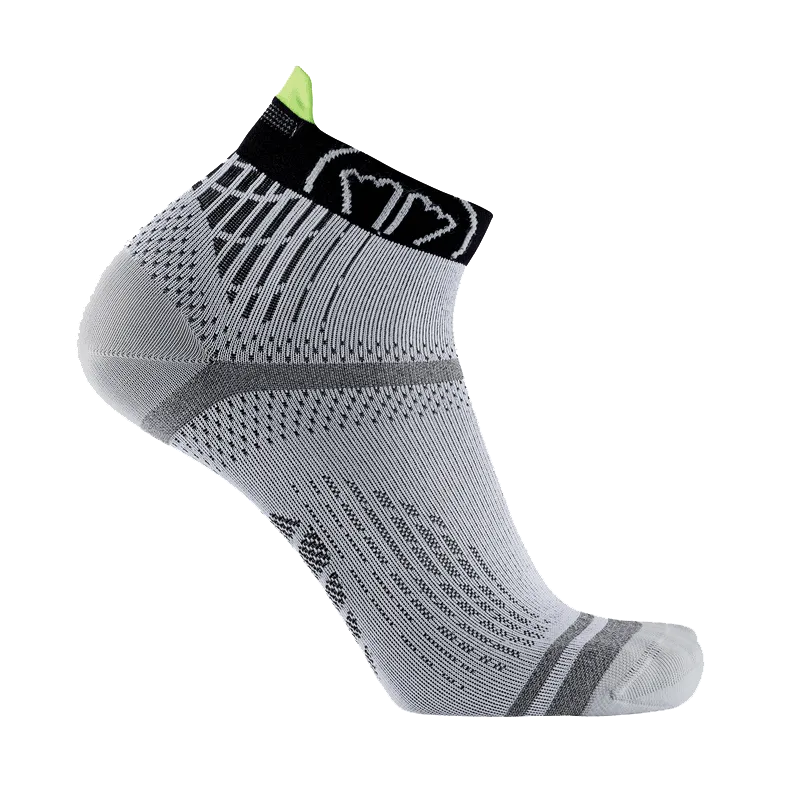 RUN FEEL RUNNING SOCKS GREY - BLACK