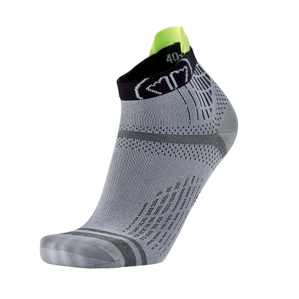 RUN FEEL RUNNING SOCKS GREY - BLACK