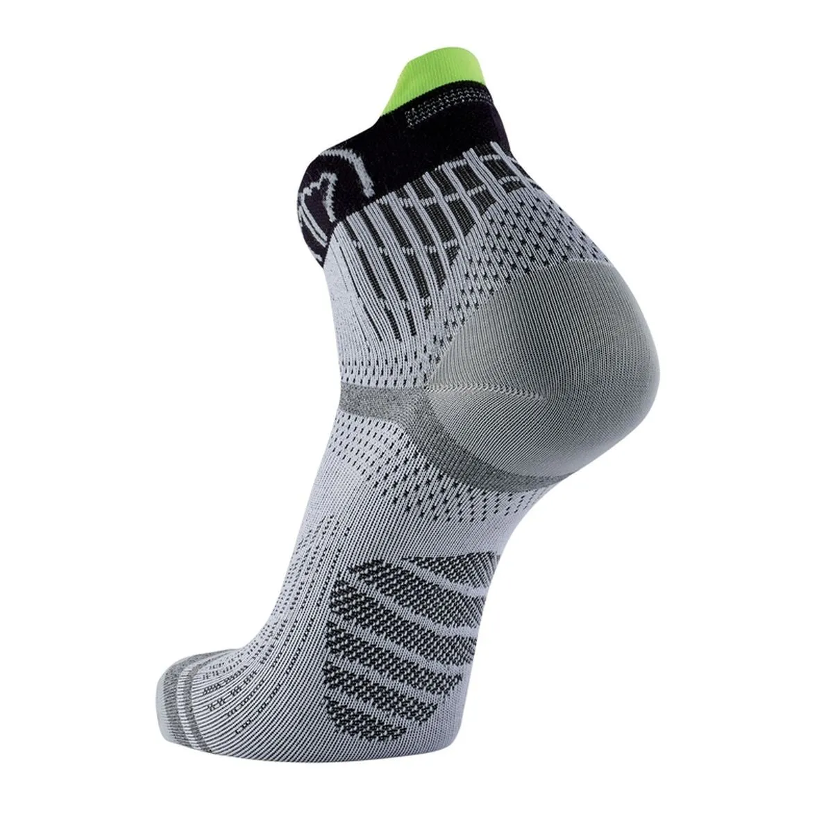 RUN FEEL RUNNING SOCKS GREY - BLACK