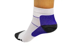 Running Socks Purple/White