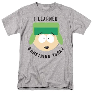 South Park I Learned Something Today Mens T Shirt Athletic Heather