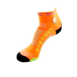 Steigen Running 1/4 Crew Socks - Goldfish Orange