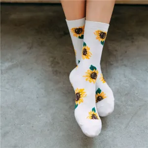 Sunflower Cotton Long Socks