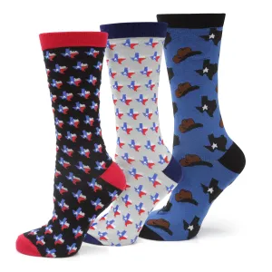 Texas Strong 3 Pack Socks Gift Set