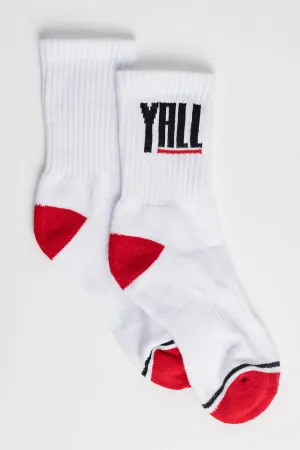 That Friday Feeling Yall Crew Socks - ASSORTED