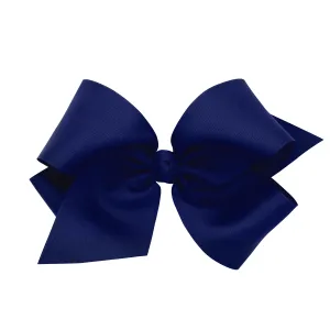 Wee Ones Colossal Classic Grosgrain Hair Bow on a Pinch Clip (Knot Bow)